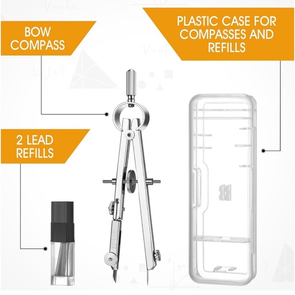 Zonon 12 Pcs Compass for Geometry Compass - Picture 6 of 6